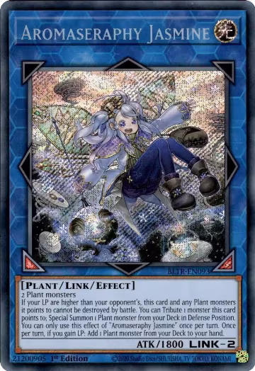Aromaseraphy Jasmine (BLTR-EN093), Battles of Legend: Terminal Revenge — Yu-Gi-Oh! card price