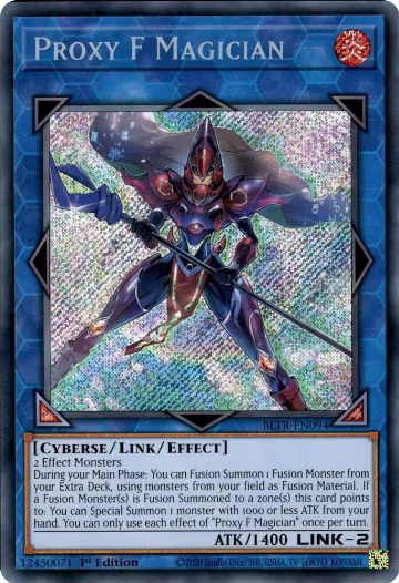Proxy F Magician (BLTR-EN094), Battles of Legend: Terminal Revenge — Yu-Gi-Oh! card price