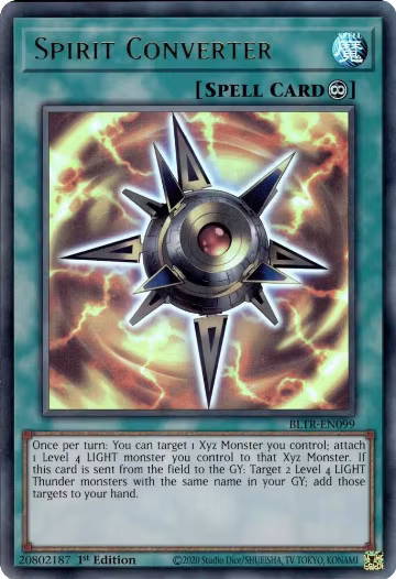 Spirit Converter (BLTR-EN099), Battles of Legend: Terminal Revenge — Yu-Gi-Oh! card price