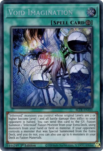 Void Imagination (BLTR-EN101), Battles of Legend: Terminal Revenge — Yu-Gi-Oh! card price