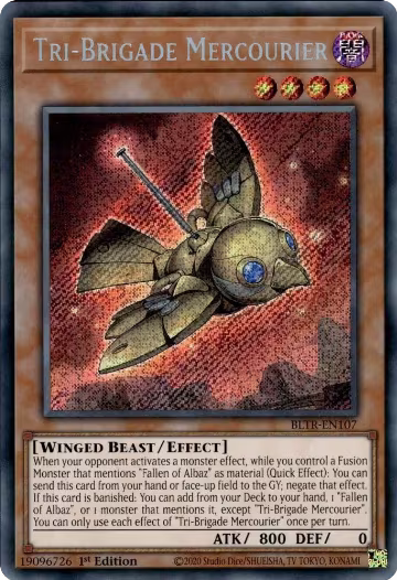 Tri-Brigade Mercourier (BLTR-EN107), Battles of Legend: Terminal Revenge — Yu-Gi-Oh! card price
