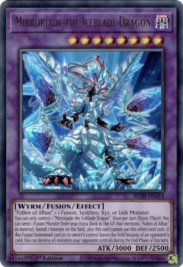 Mirrorjade the Iceblade Dragon (BLTR-EN114), Battles of Legend: Terminal Revenge — Yu-Gi-Oh! card price