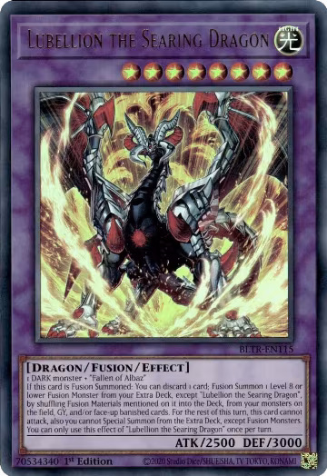 Lubellion the Searing Dragon (BLTR-EN115), Battles of Legend: Terminal Revenge — Yu-Gi-Oh! card price