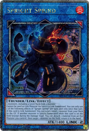 Spright Sprind (Quarter Century Secret Rare) (BLTR-EN095), Battles of Legend: Terminal Revenge — Yu-Gi-Oh! card price