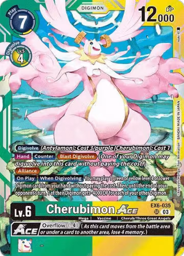 Cherubimon ACE (EX6-035 SR), Infernal Ascension — Digimon card price