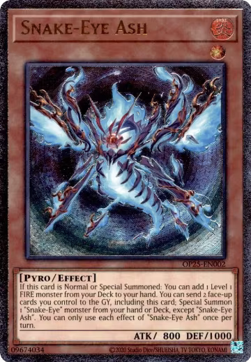 Snake-Eye Ash (UTR) (OP25-EN002) — card price