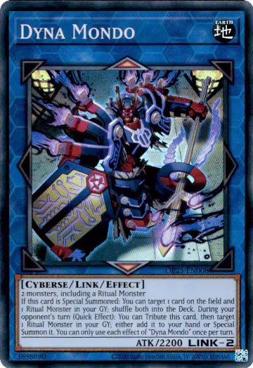Dyna Mondo (OP25-EN008), OTS Tournament Pack 25 — Yu-Gi-Oh! card price