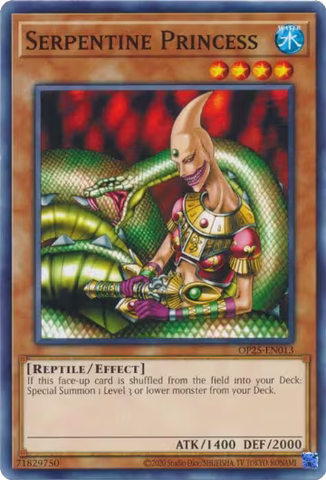 Serpentine Princess (OP25-EN013), OTS Tournament Pack 25 — Yu-Gi-Oh! card price
