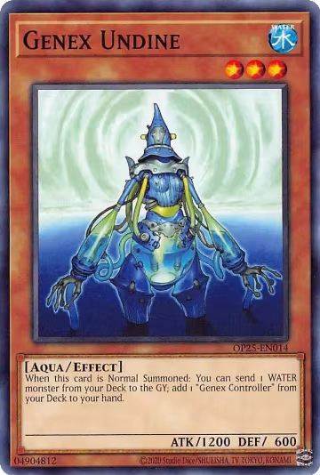 Genex Undine (OP25-EN014), OTS Tournament Pack 25 — Yu-Gi-Oh! card price