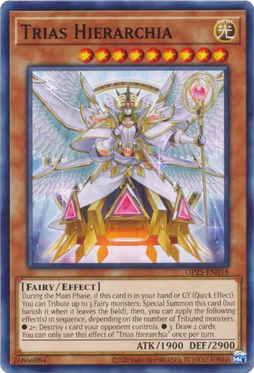 Trias Hierarchia (OP25-EN018), OTS Tournament Pack 25 — Yu-Gi-Oh! card price