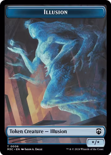 Illusion (Ripple Foil) // Servo Double-Sided Token (6 // 33), Commander: Modern Horizons 3 — Magic card price