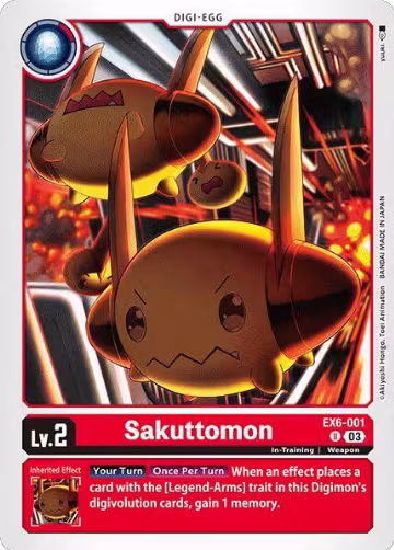 Sakuttomon (EX6-001 U), Infernal Ascension — Digimon card price