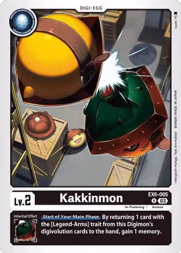 Kakkinmon (EX6-005 U), Infernal Ascension — Digimon card price