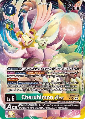 Cherubimon ACE (Alternate Art) (EX6-035 SR), Infernal Ascension — Digimon card price