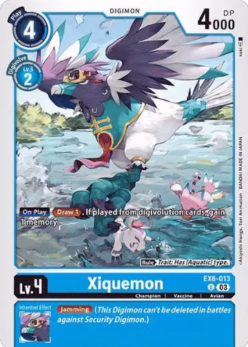 Xiquemon (EX6-013 U), Infernal Ascension — Digimon card price
