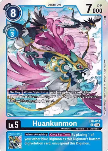 Huankunmon (EX6-014 R), Infernal Ascension — Digimon card price