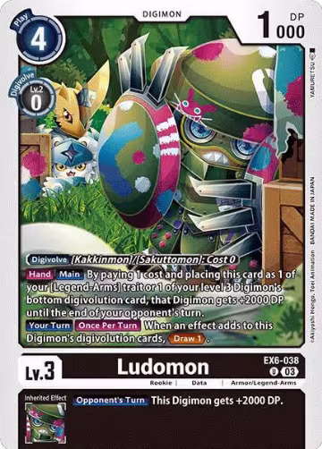Ludomon (EX6-038 U), Infernal Ascension — Digimon card price