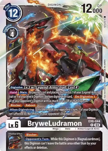 BryweLudramon (EX6-044 R), Infernal Ascension — Digimon card price