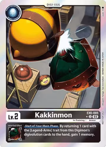 Kakkinmon (Box Promotion Pack: Infernal Ascension) (EX6-005 U), Infernal Ascension — Digimon card price