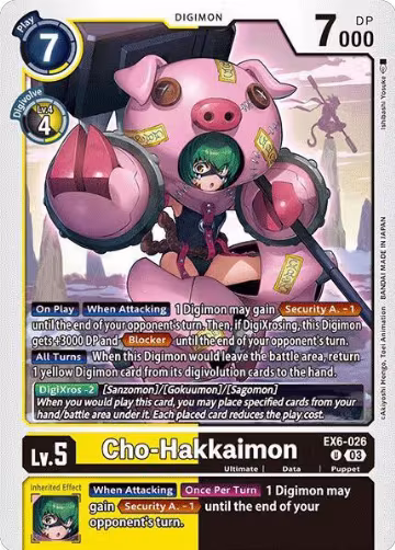Cho-Hakkaimon (EX6-026 U), Infernal Ascension — Digimon card price