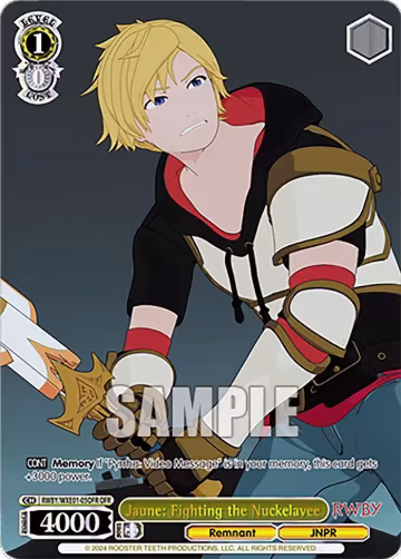 Jaune: Fighting the Nuckelavee (OFR) (RWBY/WXE01-05OFR OFR), RWBY Premium Booster — Weiß Schwarz card price