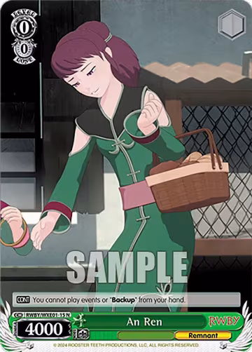 An Ren (RWBY/WXE01-15 N), RWBY Premium Booster — Weiß Schwarz card price