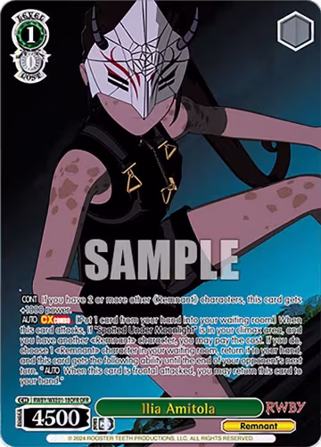 Ilia Amitola (OFR) (RWBY/WXE01-18OFR OFR), RWBY Premium Booster — Weiß Schwarz card price