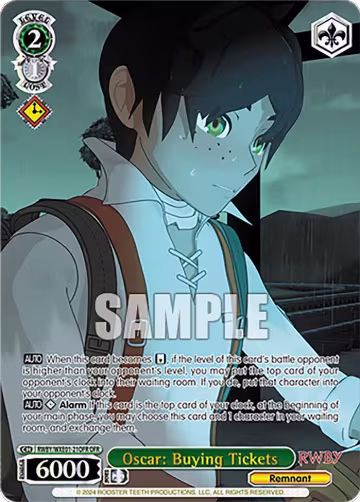 Oscar: Buying Tickets (OFR) (RWBY/WXE01-21OFR OFR), RWBY Premium Booster — Weiß Schwarz card price