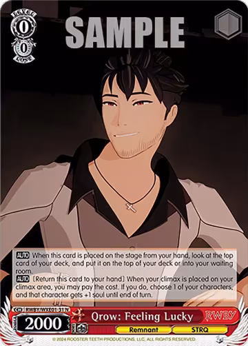 Qrow: Feeling Lucky (RWBY/WXE01-31 N), RWBY Premium Booster — Weiß Schwarz card price