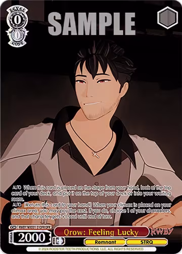 Qrow: Feeling Lucky (OFR) (RWBY/WXE01-31OFR OFR), RWBY Premium Booster — Weiß Schwarz card price