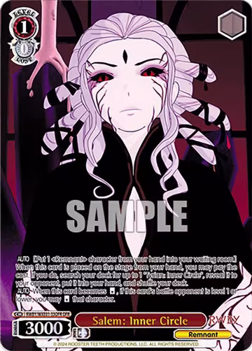 Salem: Inner Circle (OFR) (RWBY/WXE01-33OFR OFR), RWBY Premium Booster — Weiß Schwarz card price