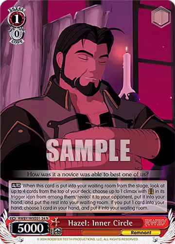 Hazel: Inner Circle (RWBY/WXE01-34 N), RWBY Premium Booster — Weiß Schwarz card price