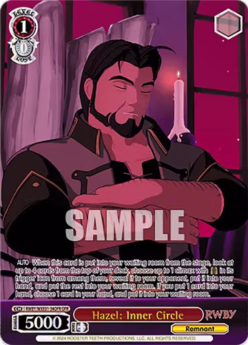 Hazel: Inner Circle (OFR) (RWBY/WXE01-34OFR OFR), RWBY Premium Booster — Weiß Schwarz card price