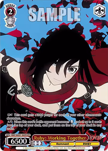 Ruby: Working Together (OFR) (RWBY/WXE01-38OFR OFR), RWBY Premium Booster — Weiß Schwarz card price