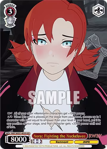 Nora: Fighting the Nuckelavee (OFR) (RWBY/WXE01-40OFR OFR), RWBY Premium Booster — Weiß Schwarz card price
