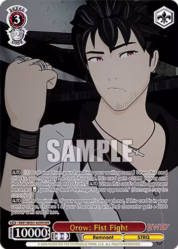 Qrow: Fist Fight (OFR) (RWBY/WXE01-43OFR OFR), RWBY Premium Booster — Weiß Schwarz card price