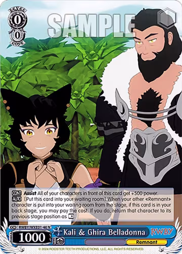 Kali & Ghira Belladonna (RWBY/WXE01-46 N), RWBY Premium Booster — Weiß Schwarz card price