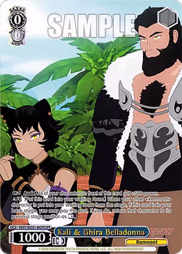 Kali & Ghira Belladonna (OFR) (RWBY/WXE01-46OFR OFR), RWBY Premium Booster — Weiß Schwarz card price