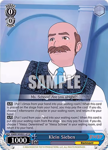 Klein Sieben (RWBY/WXE01-47 N), RWBY Premium Booster — Weiß Schwarz card price