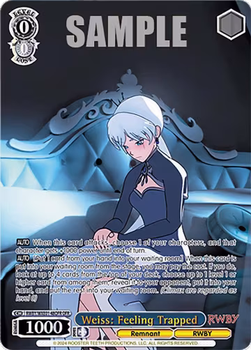 Weiss: Feeling Trapped (OFR) (RWBY/WXE01-48OFR OFR), RWBY Premium Booster — Weiß Schwarz card price