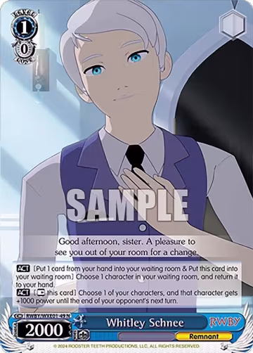 Whitley Schnee (RWBY/WXE01-49 N), RWBY Premium Booster — Weiß Schwarz card price