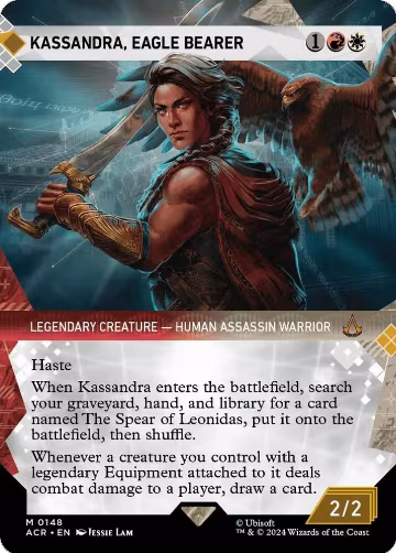 Kassandra, Eagle Bearer (Showcase) (148), Universes Beyond: Assassin's Creed — Magic card price