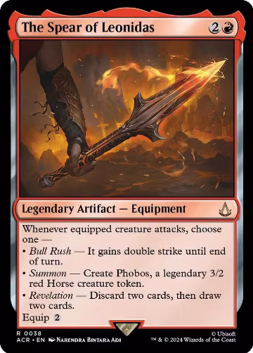 The Spear of Leonidas (38), Universes Beyond: Assassin's Creed — Magic card price