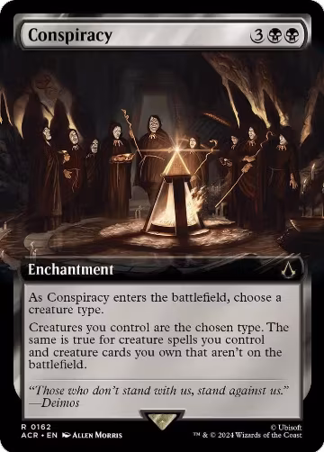 Conspiracy (Extended Art) (162), Universes Beyond: Assassin's Creed — Magic card price