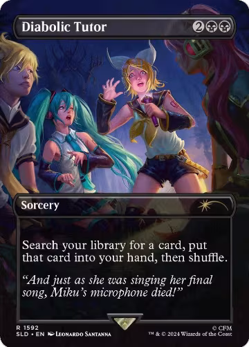 Diabolic Tutor (1592) (1592), Secret Lair Drop Series — Magic card price