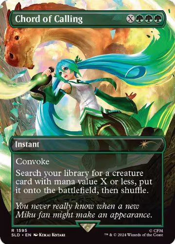 Chord of Calling (1595) (1595), Secret Lair Drop Series — Magic card price