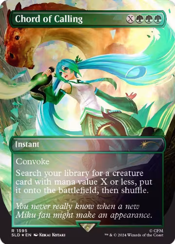 Chord of Calling (1595) (Rainbow Foil) (1595), Secret Lair Drop Series — Magic card price