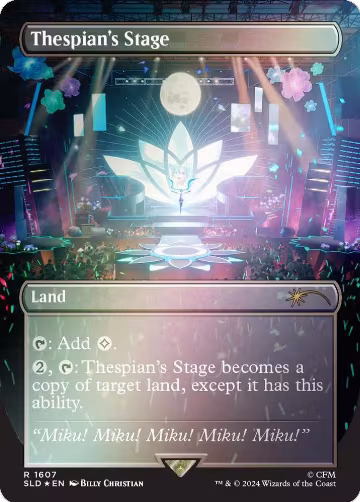 Thespian's Stage (1607) (Rainbow Foil) (1607), Secret Lair Drop Series — Magic card price