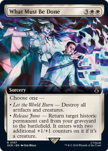 What Must Be Done (Extended Art) (157), Universes Beyond: Assassin's Creed — Magic card price