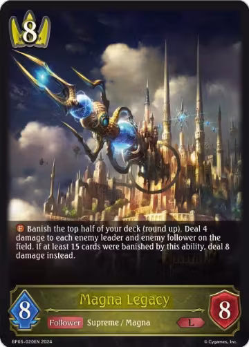 Magna Legacy (BP05-020EN), Omens Eternal — Shadowverse card price